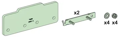 Image de Schneider Electric PrismaSeT-P, Linergy LGYE, raccordement, horizontal, 2000-2500 A LVS04621