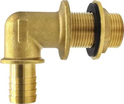 Produktbild von Regenwassertank Dichtung 1" Messing 90° 3-teilig