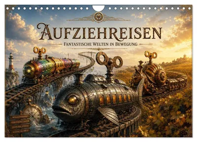 Produktbild von Aufziehreisen (Wandkalender 2027 DIN A4 quer), CALVENDO Monatskalender