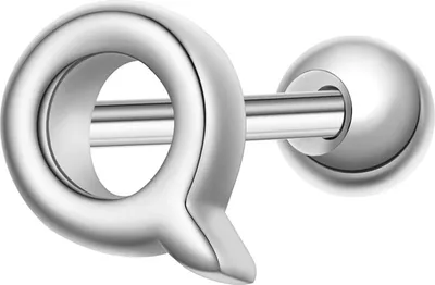 Produktbild von Glanzstücke München Piercing Buchstabe Q Sterling Silber 50084913