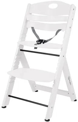 Image de Chaise haute pour enfant BabyGo Family XL, blanche, pour escaliers