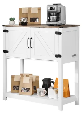 Produktbild von Kaffeebar Schrank mit 3 Ebenen und Magnettüren
