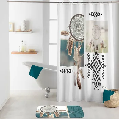 Produktbild von Duschvorhang 180x200 Traumfänger Badewannenvorhang Wannen Bad Dusche Vorhang