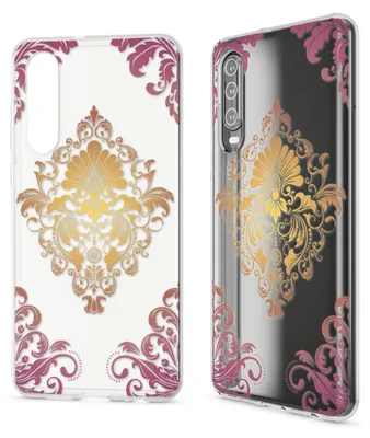 Immagine prodotto di NALIA copertura per Huawei P30, motivo custodia del telefono cellulare Slim Silicone Case Cover copertura protettiva Royal Ornament