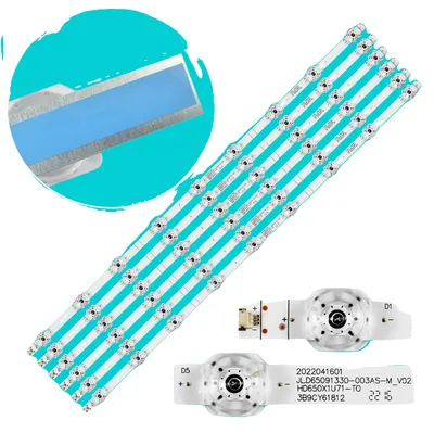 Zdjęcie produktu dla Taśma podświetlenia LED, długość 618 mm, 9 diod LED, napięcie 3 V, , kompatybilna z wieloma modelami