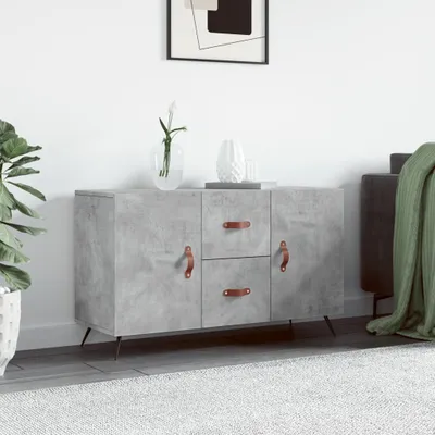 Produktbild von The Living Store Sideboard Betongrau 100x36x60 cm Holzwerkstoff