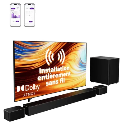 Productafbeelding van Home cinema set 7.1 - Dolby Atmos - Draadloos - Subwoofer