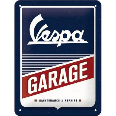 Zdjęcie produktu dla Metalowy Plakat 15 X 20Cm Vespa