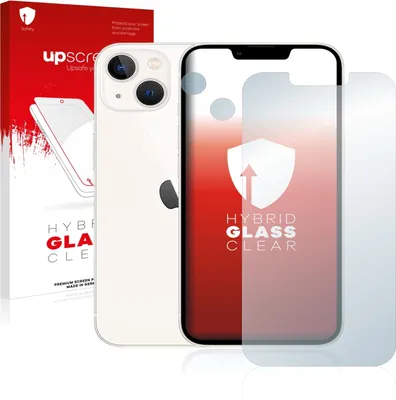 Produktbild von upscreen Schutzglas für Apple iPhone 13 (Display+Kamera) Schutzfolie Panzer Folie Glas Display Schutz klar