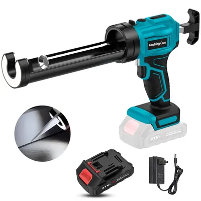Immagine prodotto di Pistola applica-sigillante elettrica, alimentata a batteria al litio, con quattro livelli di velocità, inclusa 1 batteria