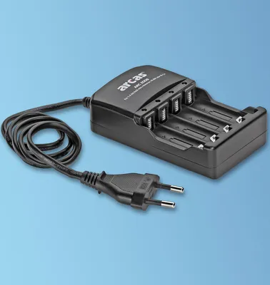 Produktbild von ChiliTec 17755 Akku-Ladegerät ARCAS "ARC-2009" 240V, für 1-4x Micro AAA/Mignon AA
