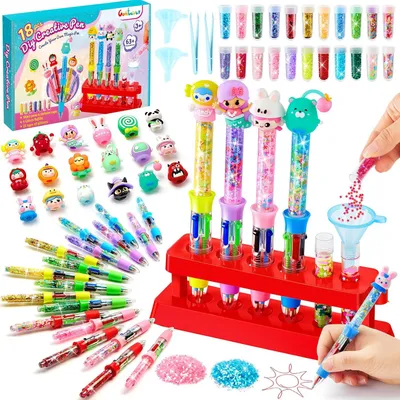 Produktbild von Filzstifte zum Selbermachen, 18 Stück, 4 Farben, für Kindergeburtstag