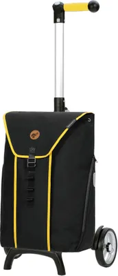 Image de Andersen SHOPPER MANUFAKTUR chariot de courses Unus Shopper Fun Bahne Yellow noir