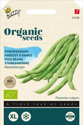Produktbild von Stangenbohne Neckarkönigin (50 g) | Stangenbohnensamen von Buzzy Seeds