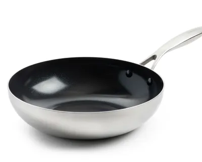Obrázek produktu pro GreenPan Geneva, Kulatý, Wok / Stir-fry pánev, Nerezová ocel, Geneva, Nerezová ocel, 3,6 l