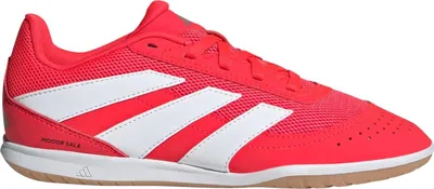 Produktbild von Adidas Predator Club IN Indoor Sala J Fußballschuhe Hallenschuhe Kinderschuhe rot/weiss JR3126, Schuhgröße:31.5 EU