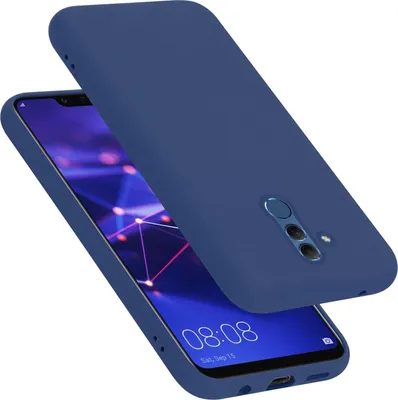 Zdjęcie produktu dla Etui ochronne Cadorabo do Huawei MATE 20 LITE w kolorze niebieskim Etui na telefon komórkowy Pokrowiec TPU Etui