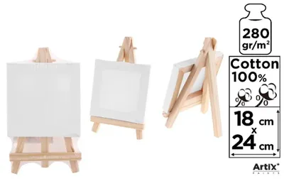 Produktbild von Podobrazie mini 18x24cm 280G/m2 + sztaluga