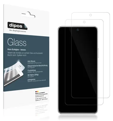 Produktbild von 2x Schutzfolie für Huawei Nova 9 SE - Anti-Shock 9H Folie dipos Glass Kunststoffglas