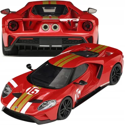 Immagine prodotto di Kinsmart Ford GT Heritage Edition, modellino in metallo, scala 1:38