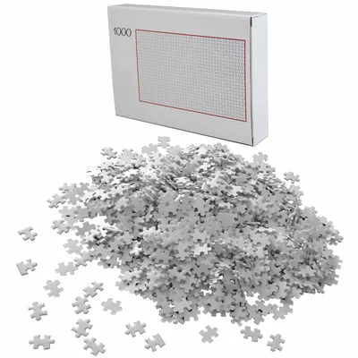 Produktbild von Puzzle 1000 Teile Weiß Schwer | Erwachsenenpuzzle | Premiumpuzzle Geduldsspiel | Erwachsene Knobelspiel
