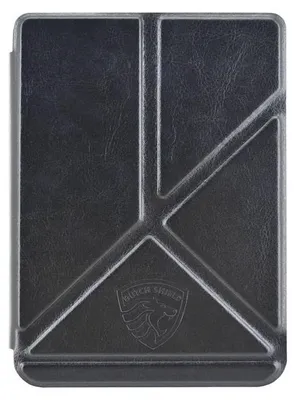 Produktbild von Dutch Shield - Origami Case Hülle für das Tolino Shine 4 Ebook - Klapphülle Ereader Schutzhülle Cover Schwarz