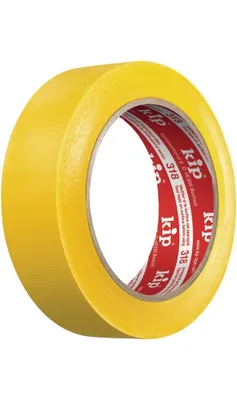 Produktbild von Kip Schutzband Länge 33m Breite 50mm gelb Weich-PVC-Folie 318-15 - 318-15