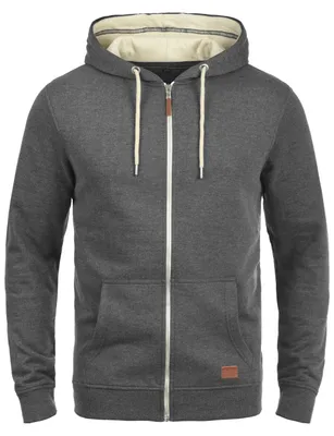 Produktbild von BLEND BHHulker Herren Sweatjacke Kapuzenjacke Hoodie mit Kapuze Reißverschluss Kängurutasche Baumwollmischung Regular fit