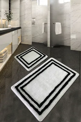 Immagine prodotto di Mijolnir, Duplici- CHL2504, Weiß, Badematten, 1450 gr/m², 100% ACRYL