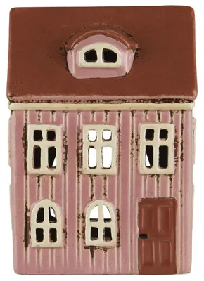 Produktbild von IB Laursen Lichthaus THORSHAVN für Teelicht ROSA 15 cm Haus für Teelicht Keramik