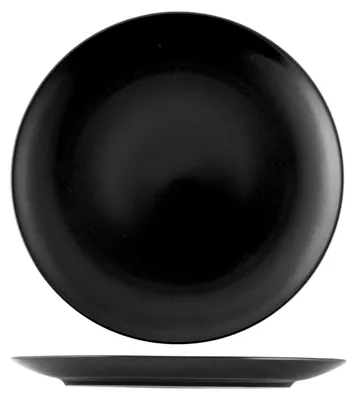 Obrázok produktu pre Sada 6 tanierov z čiernej keramiky, 26 cm