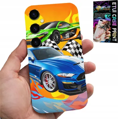 Immagine prodotto di Custodia Per Samsung Galaxy A16 4/5G - Per Bambini, Auto Da Corsa Da Competizione