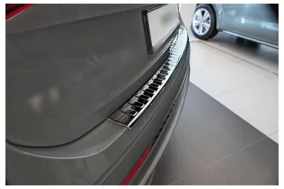 Produktbild von Ladekantenschutz passend für Seat Tarraco Edelstahl Rostfrei Abkantung 2018-2024, Farbe:Anthrazit gebürstet