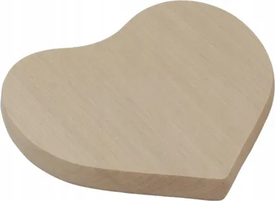 Obrázek produktu pro Dřevěná deska ve tvaru srdce, podtácek na Valentýna