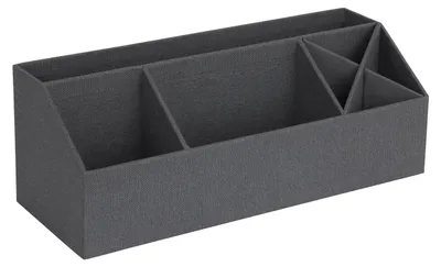 Imagen del producto de Organizador de escritorio BIGSO ELISA – Caja de almacenamiento con 4 compartimentos – Para escritorio