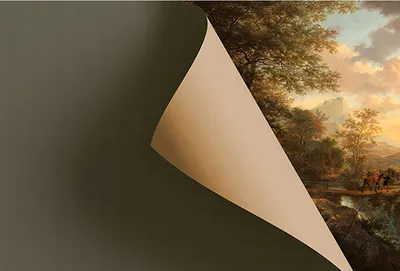 Produktbild von Tadessi Fototapete | Landschaft | 4.00 m  x 2.70 m | Beige | Gelb | Wandbild | Digitaldruck