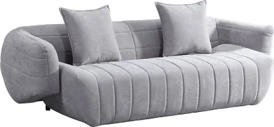 Produktbild von HOME DELUXE Komfort Sofa NORANA Grau - 234 x 103 x 80 cm I Bequem, Modern, Schlaffunktion, Ecksofa, Hochwertig, Pflegeleicht, Stauraum, Langlebig, Gemütlich, Design-Sofa, Komfort-Sofa, Modular