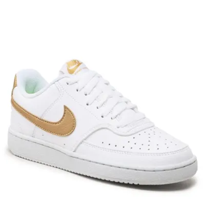 Produktbild von NIKE W Court Vision Lo Nn Schuhe Damen white/metallic gold- 38