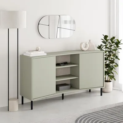 Produktbild von Houseland Frem 150 cm grau-grün Kommode
