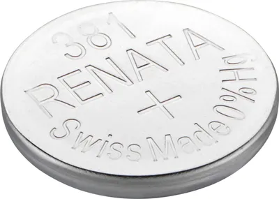 Immagine prodotto di Pila a bottone RENATA 381, 50mAh, ossido d'argento