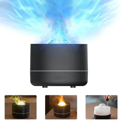 Produktbild von Aroma Diffuser LED Nachtlicht, Sternenhimmel Projektor, 200ml Wassertank, als 30-45ml/h, USB Luftbefeuchter, Aromatherapie