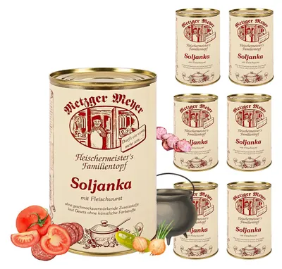 Produktbild von Metzger Meyer Soljanka mit Fleischwurst 6 x 1200ml