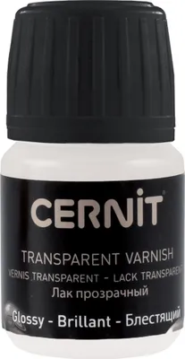 Produktbild von Cernit 5x Glänzender Lack 30ml - Transparent CE3050030003C