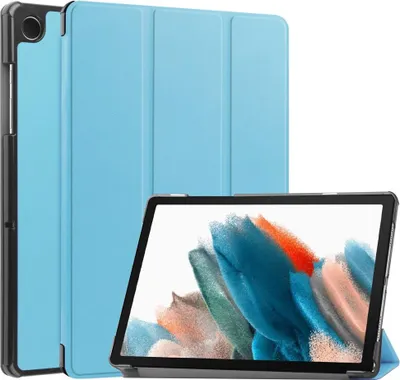 Produktbild von Samsung Galaxy Tab A9 Plus Hülle - Tri-Fold Ständer Klapphülle mit Schlaf/Wach-Funktion - Hellblau