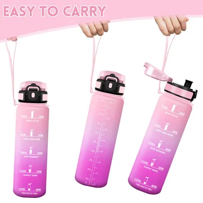 Produktbild von Trinkflasche 1l Motswedi, Auslaufsicher, Kohlensäure geeignet, Sportflasche,