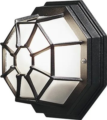 Produktbild von Konstsmide Moranello schwarz lackiertes Aluminium, gefrostetes Acrylglas 7091-750