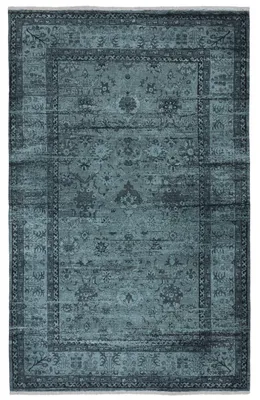 Produktbild von Vintage Boho Teppich Laufer Grün 230cm x 320cm, Waschbar Anti-Rusch Teppich Super Soft, Moderner Kurzflor Teppich