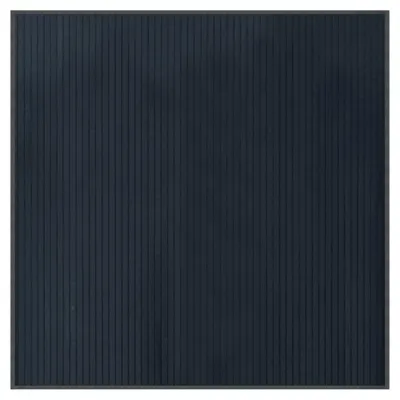 Produktbild von vidaXL Teppich Quadratisch Grau 100x100 cm Bambus