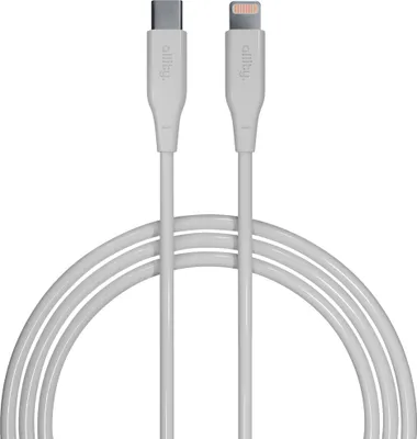 Produktbild von Allity USB-C Lightning Kabel 2m 27W leistungsstarke Datenübertragung schnelles Laden weiß