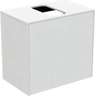 Produktbild von Schubladenfront CONCA für WTU, 580x536mm weiß matt weiß matt